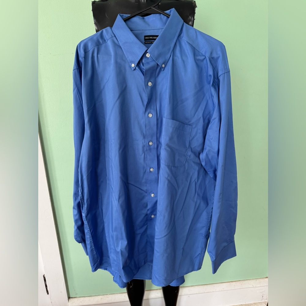 Van Heusen Men's Long Sleeve Dress Shirt XL